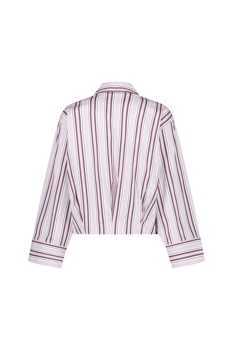 Studio Anneloes Blouse Erina Stripe Paars 3