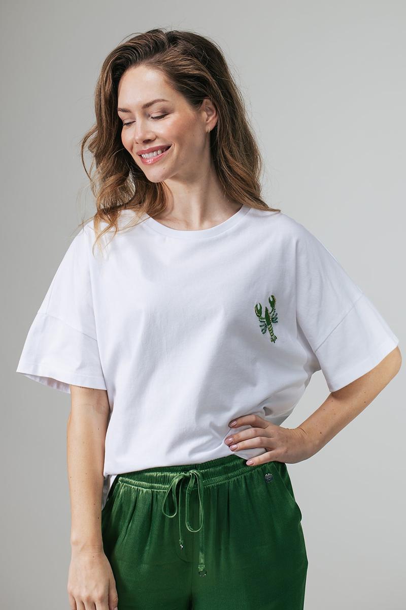 Label DOT T-Shirt 2615017 Wit 2