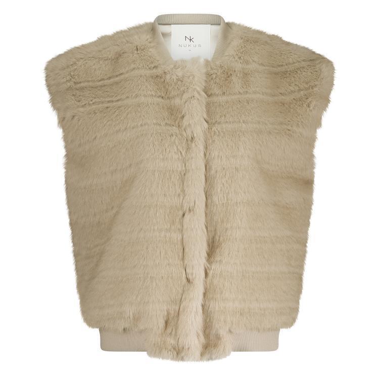 NUKUS Gilet Billy Beige 2