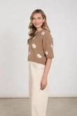 NUKUS Trui NKF03080 Taupe 5