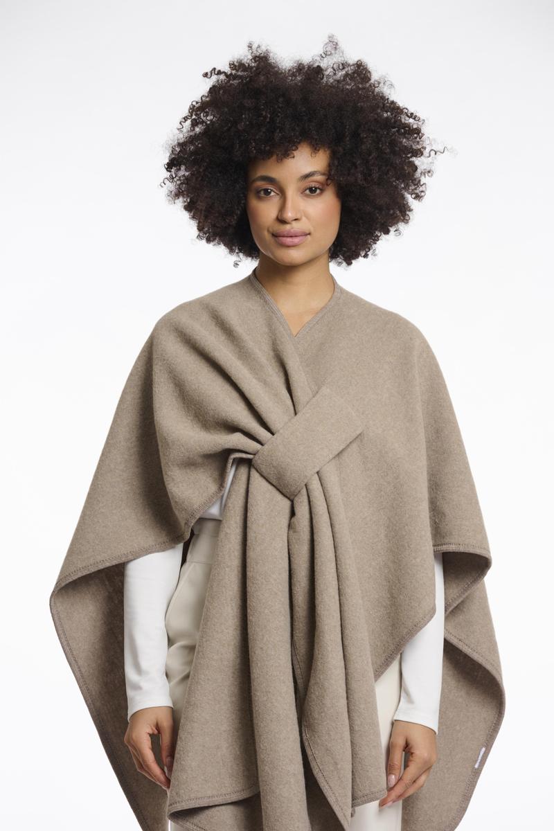 Rino & Pelle Poncho Marwa Taupe 3