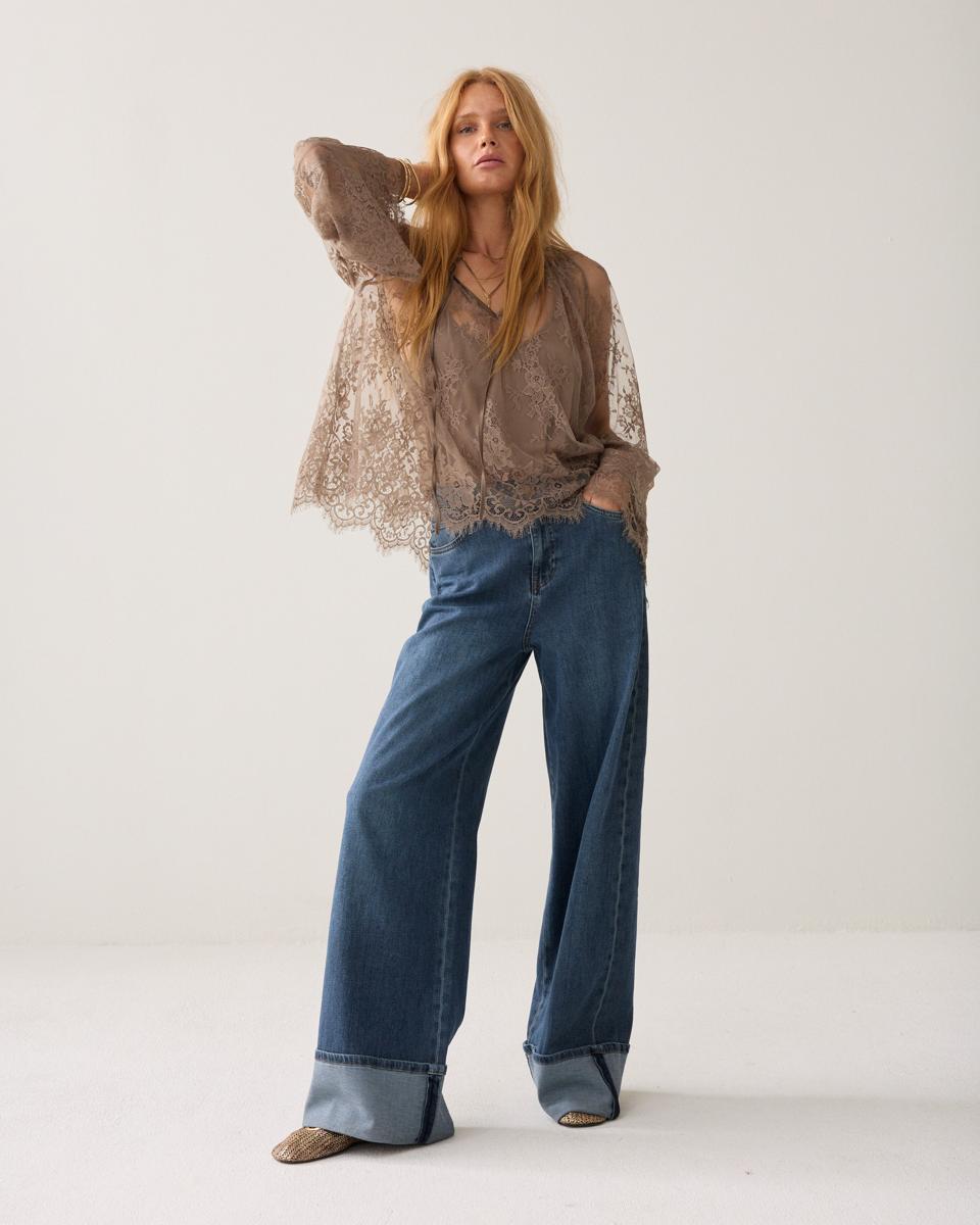 Summum Blouse 2s3510-12517 Taupe 4