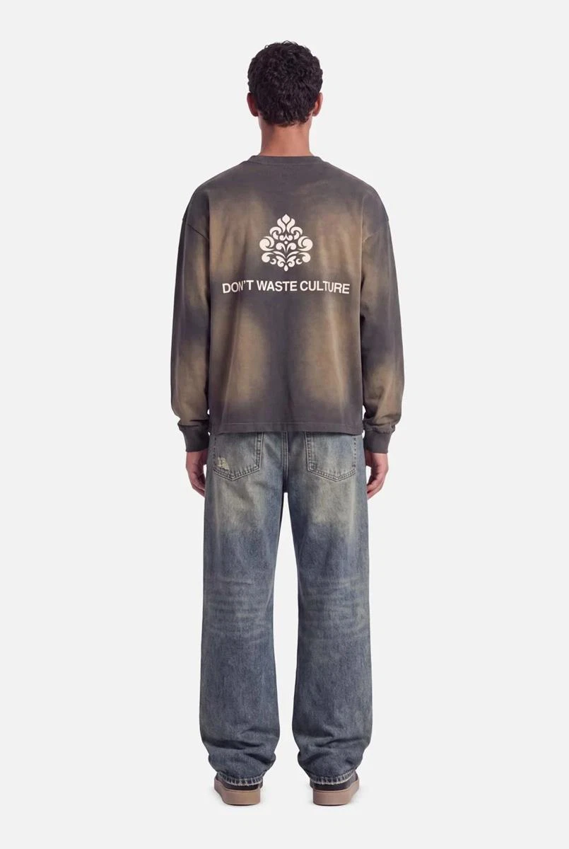 Don't waste culture Sweater Fade Grijs 3