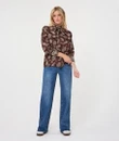 EsQualo Blouse F26.14505 Bruin 5