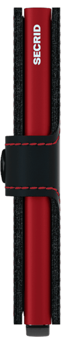 Secrid Miniwallet Matte Black Red Zwart 4