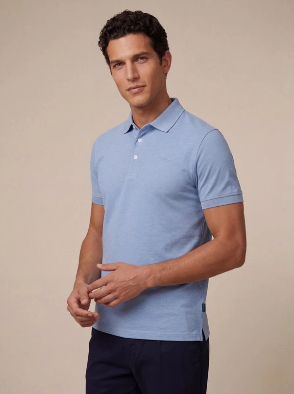 Cavallaro Polo Bavone Blauw 1