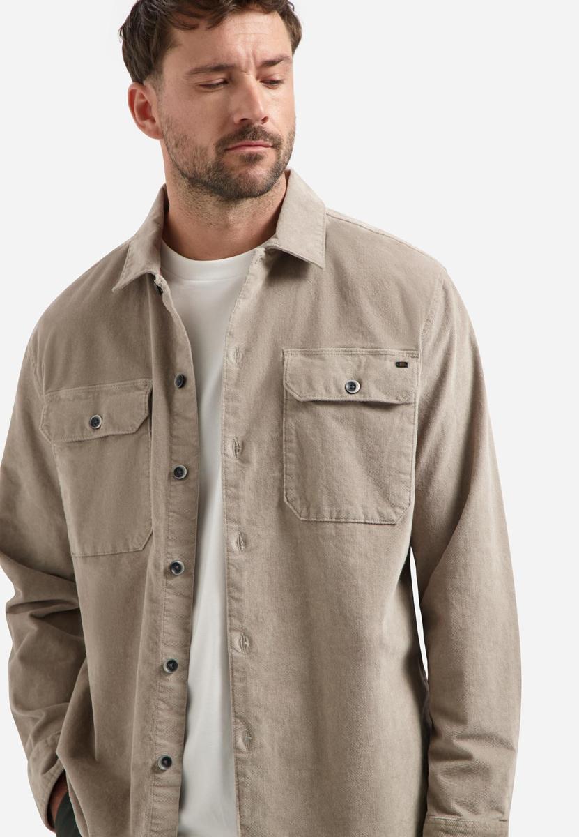 No Excess Overshirt 30531142 Beige 3