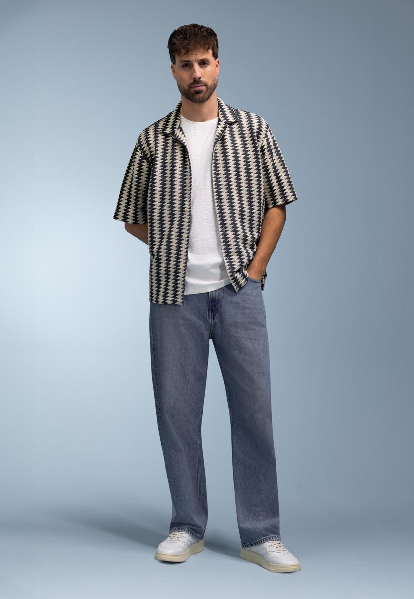 BlueFields Overhemd 26236043 Blauw 3