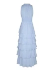 Neo Noir Jurk Marli Solid Blauw 4