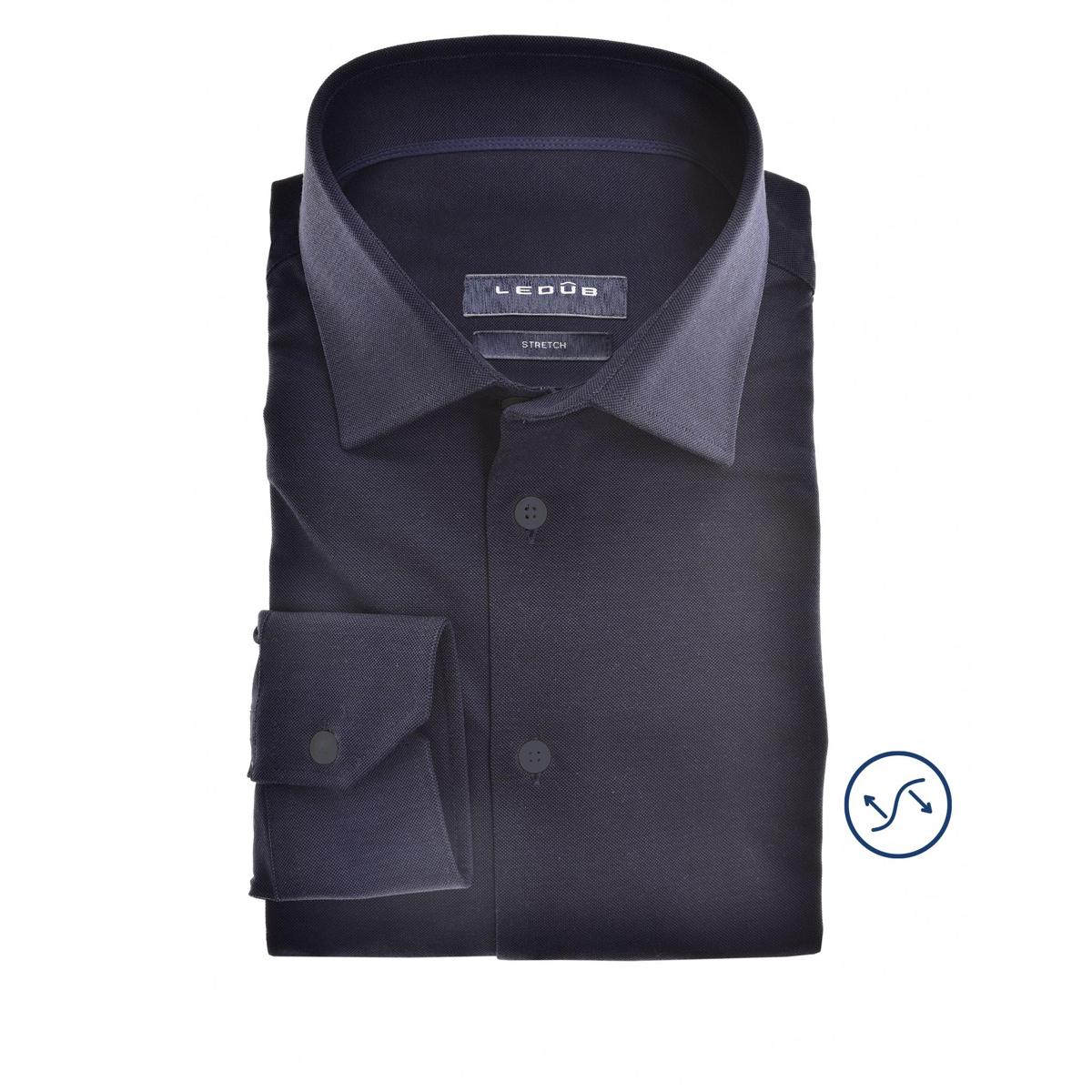 Ledûb Ledûb Overhemd 0141061 Blauw 1