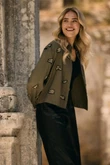 NUKUS Blouse NKF02131 Groen 3