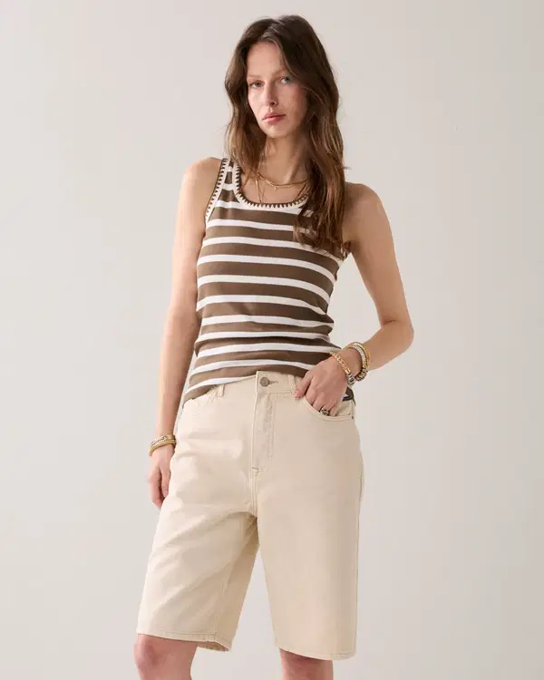 Summum Short 4s2686-5140 Off-White 1