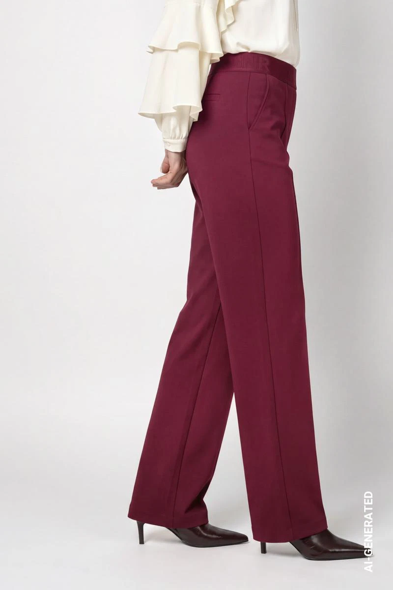 Monari Pantalon 810039 Rood 5
