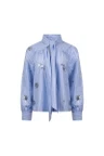 NUKUS Blouse NKF02127 Blauw 1