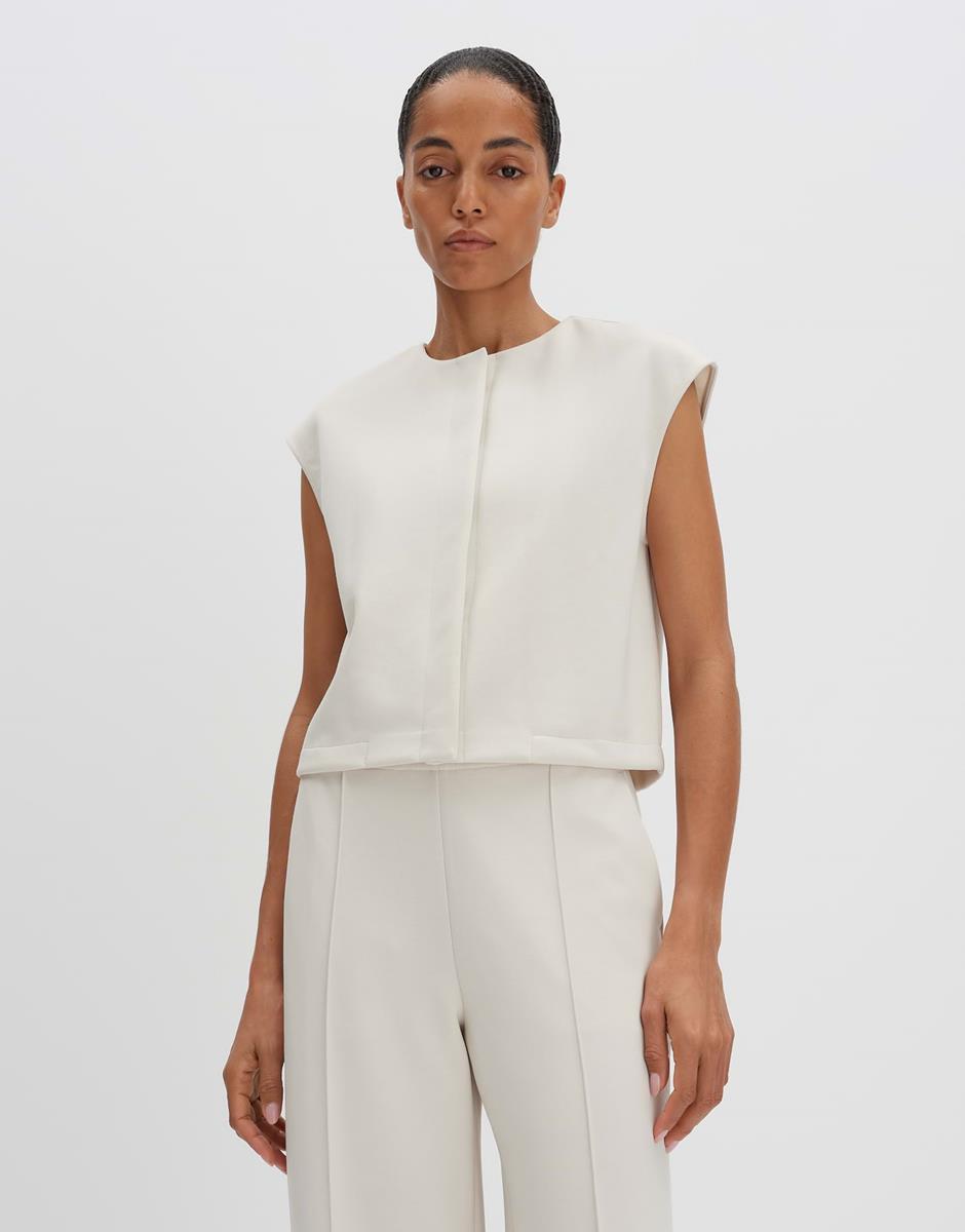SOMEDAY Gilet Umandy Off-White 1