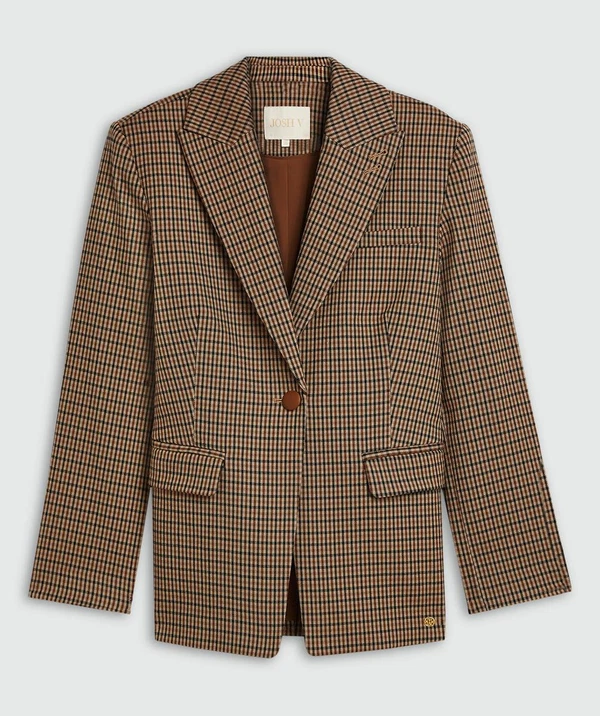 Josh V Blazer Beryl Bruin 1
