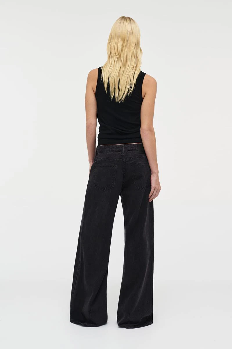 NEUW Denim Jeans Milla Wide Zwart 2