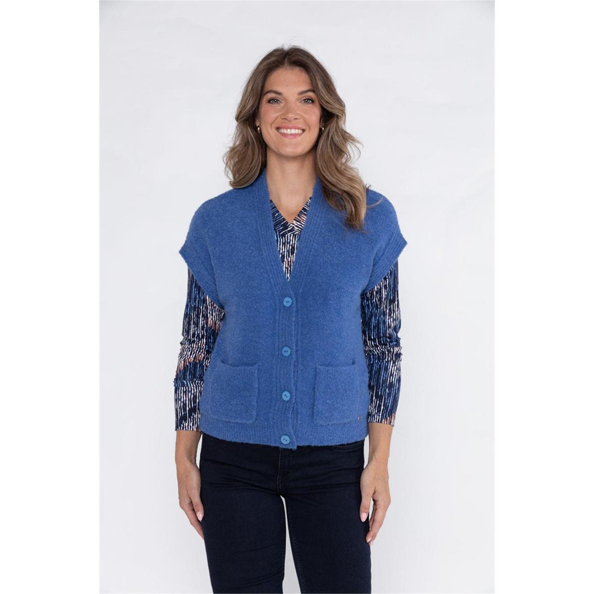 Roberto Sarto Vest 531189 Blauw 1