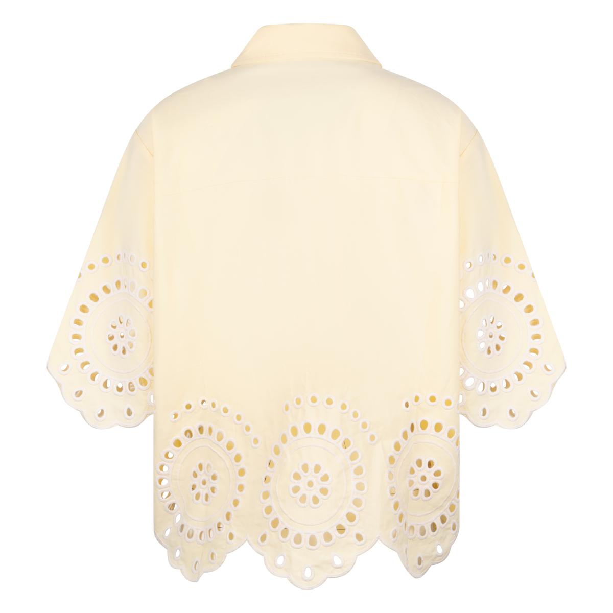 NUKUS Blouse Beau Geel  4