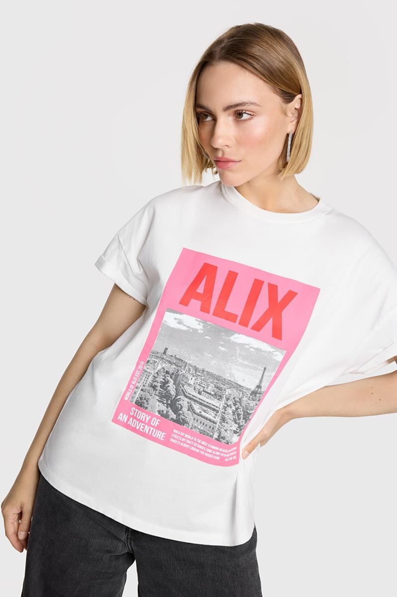 Alix The Label T-Shirt 2506842224 Wit 1