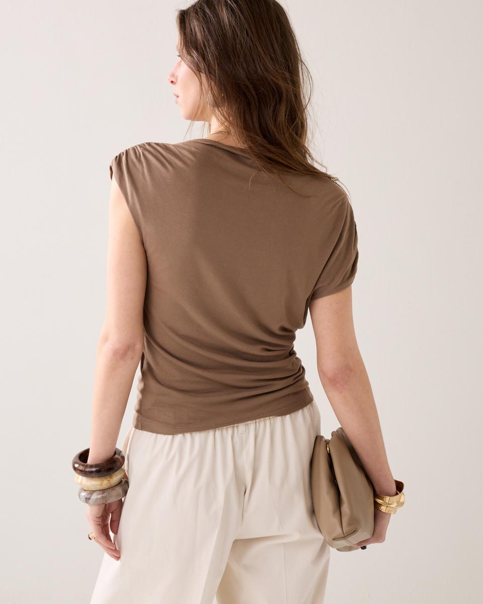 Summum T-Shirt 3s5317-30784 Taupe 3
