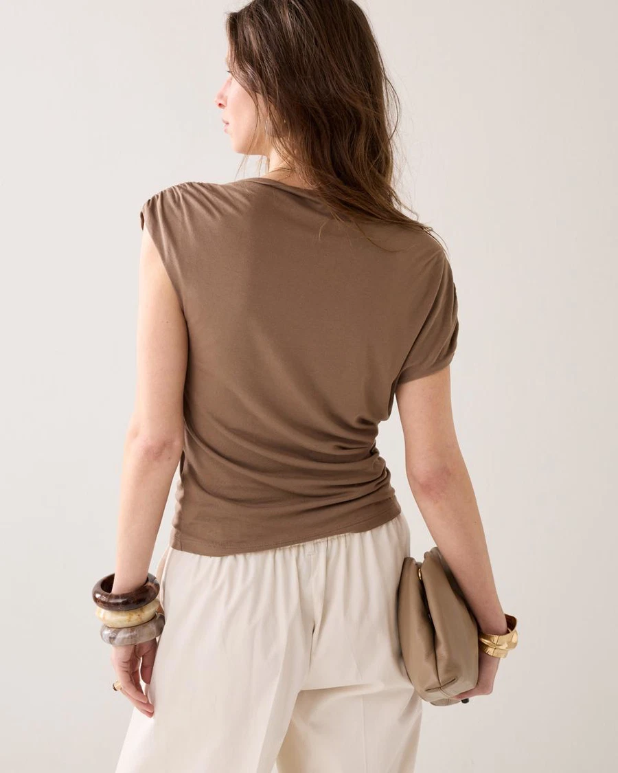 Summum T-Shirt 3s5317-30784 Taupe 3