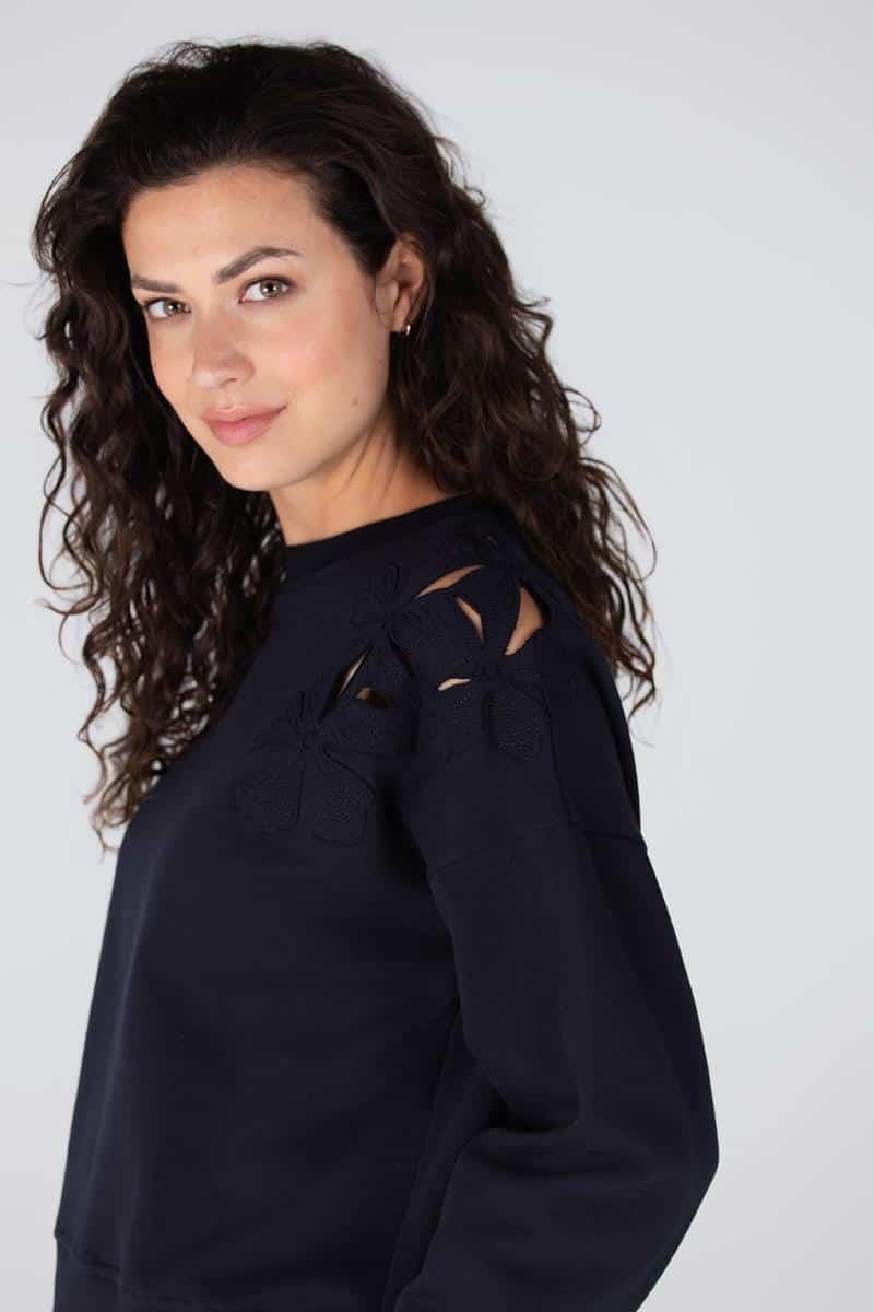 Jansen Amsterdam Trui Gaby Blauw 4