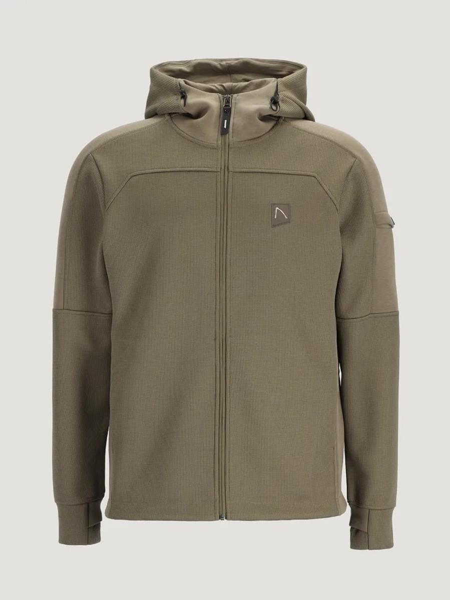 CHASIN Vest Adan Zip Groen 2