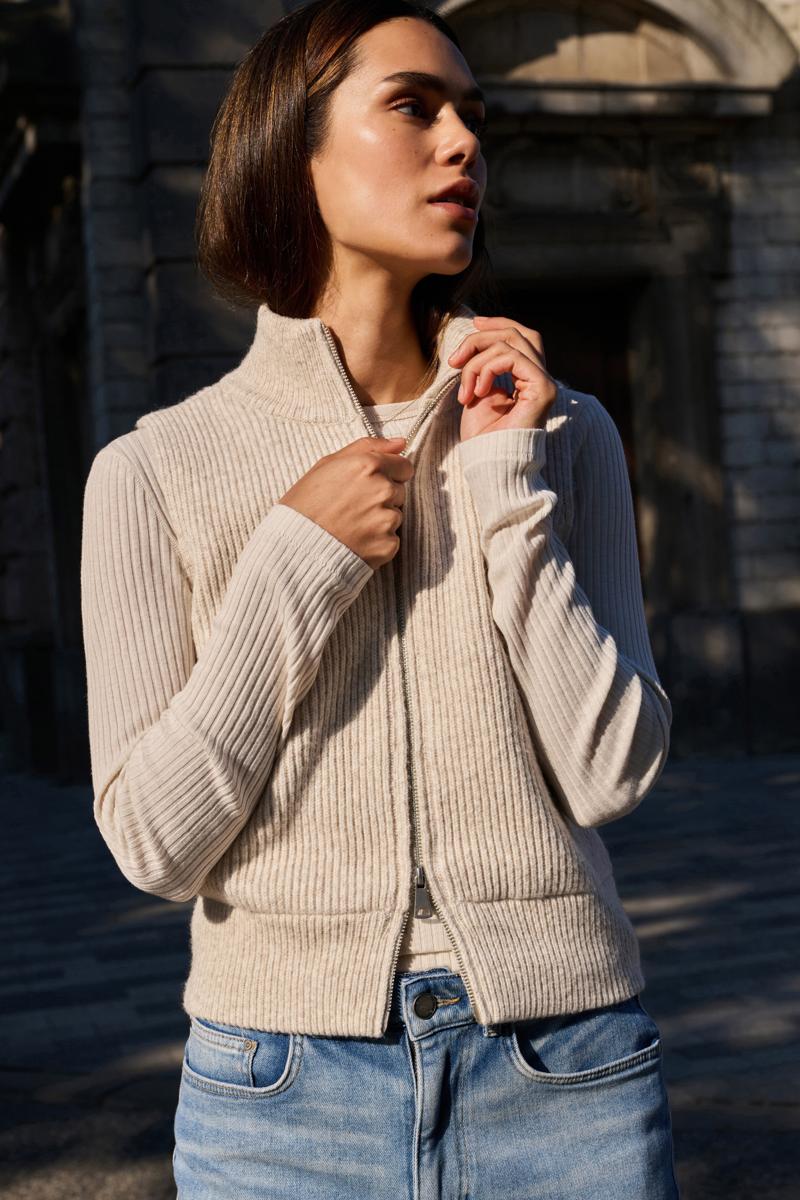 YAYA Gilet 01-010142-601 Off-White 6