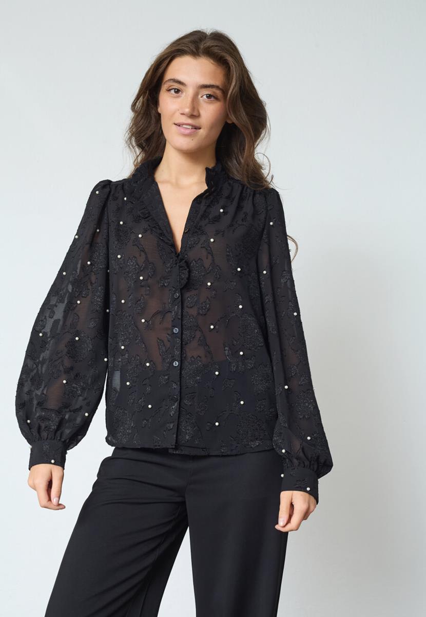 Sisters Point Blouse Virsa-Sh13 Zwart 1