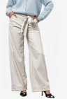 Studio Anneloes Pantalon Lexie Faux Leather Off-White 1