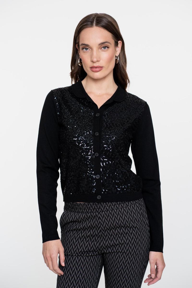 Geisha Vest 54505-10 Zwart 1