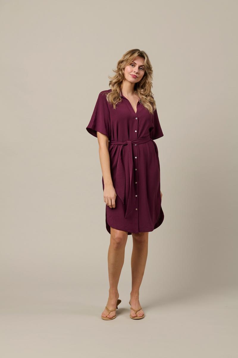&Co Woman Jurk DR303 Paars 4