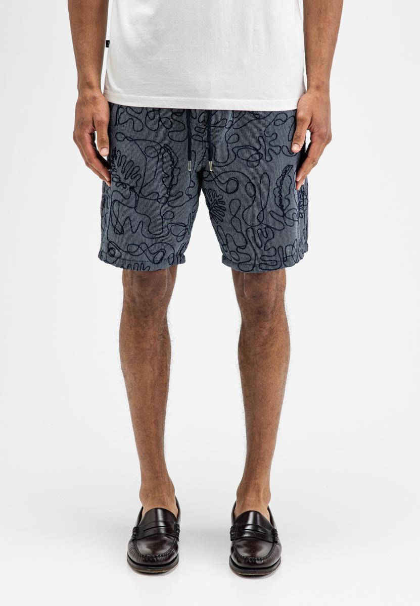 Butcher of Blue Korte Broek M2611055 Blauw 4