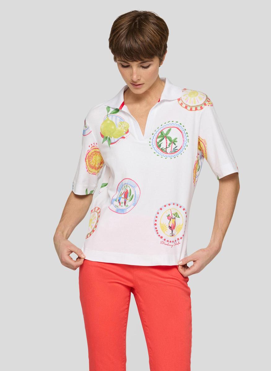 Rabe Polo 56-124381 Wit 1