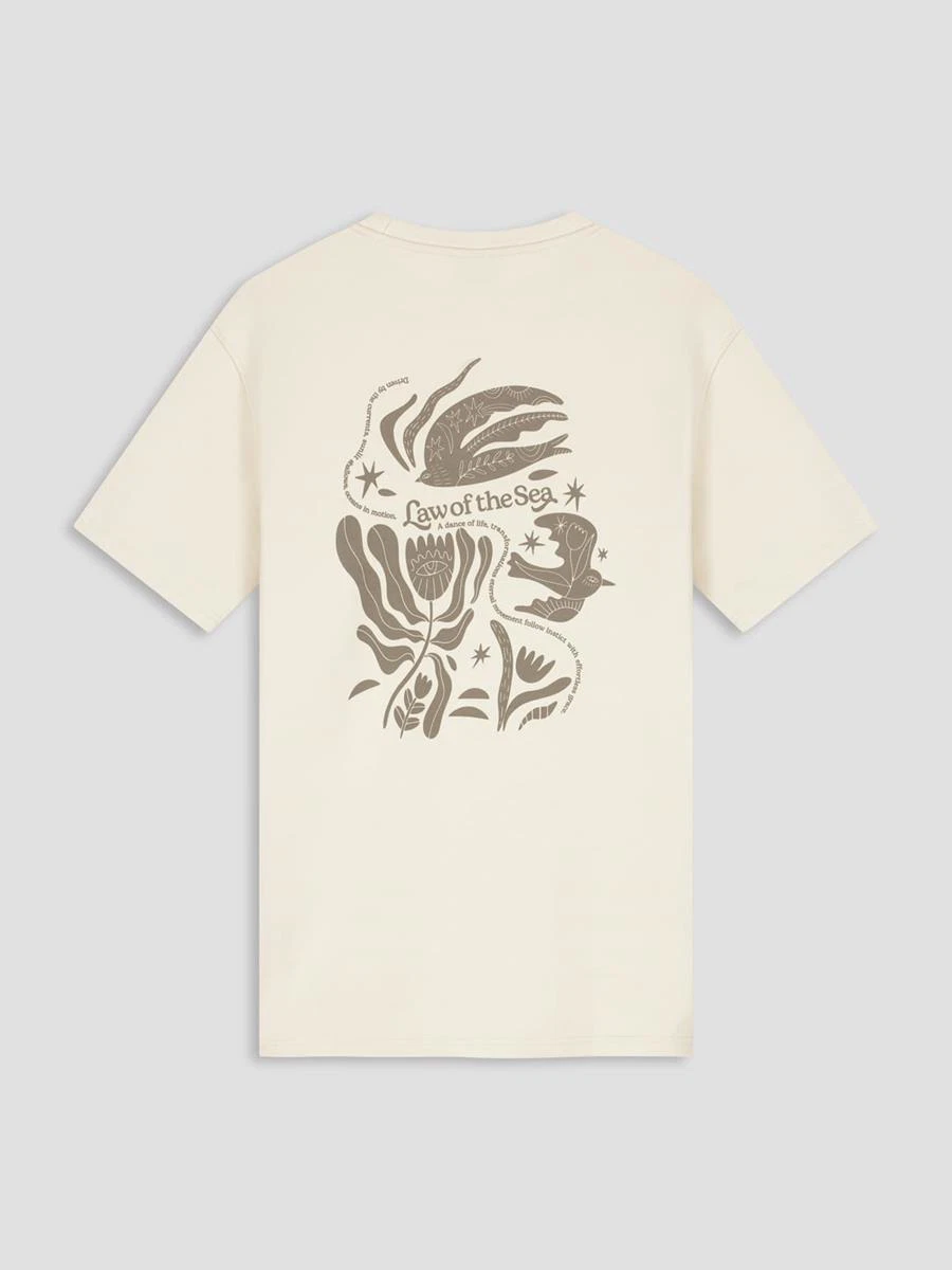 Law of the Sea T-Shirt Murmuration Off-White 4