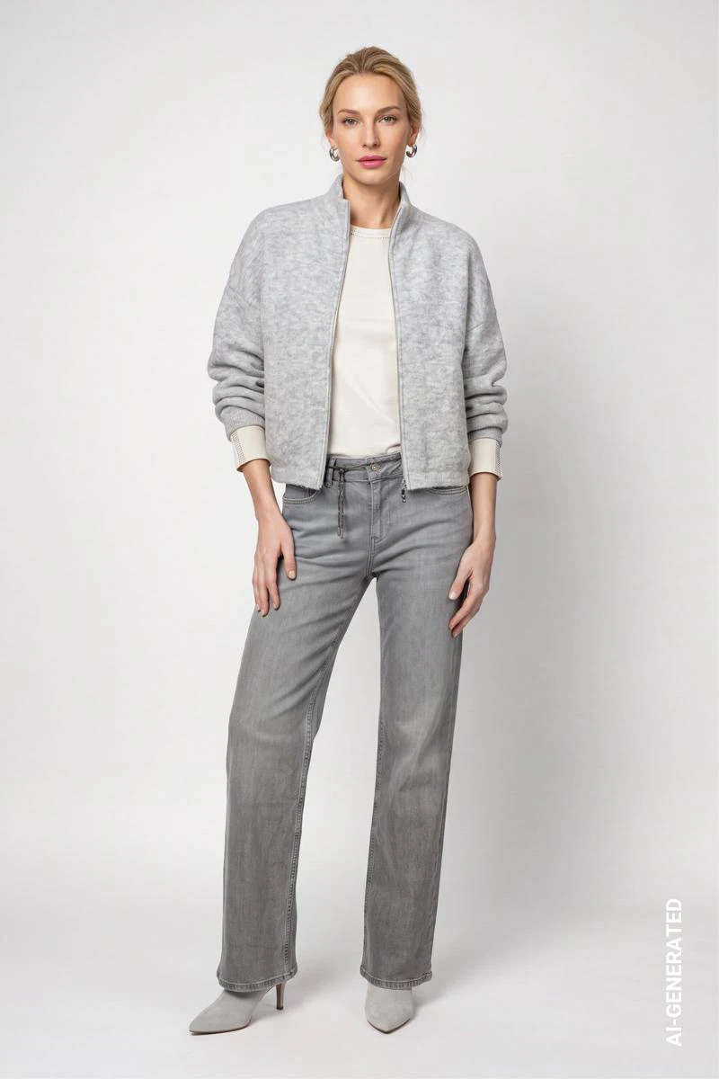 Monari Vest 809962 Grijs 5