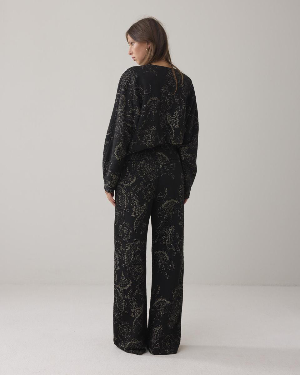 Summum Pantalon 4s2904-30735 Zwart 3