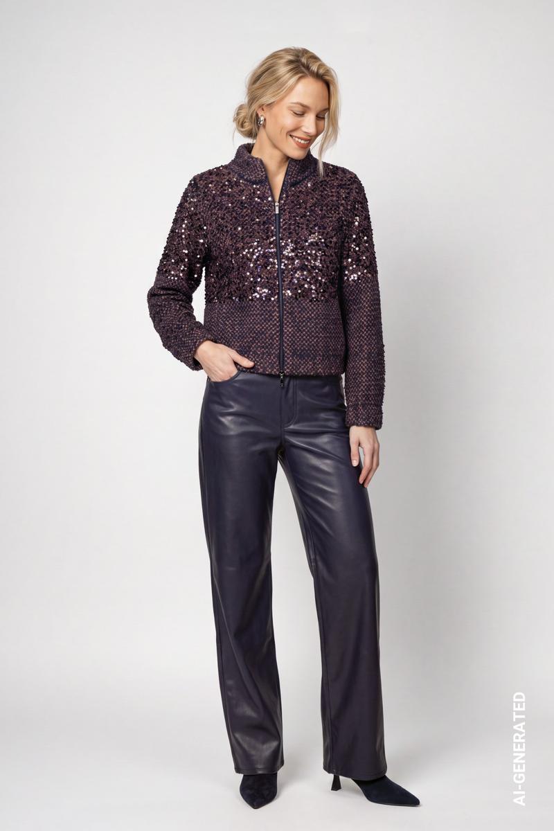 Monari Pantalon 810589 Blauw 6