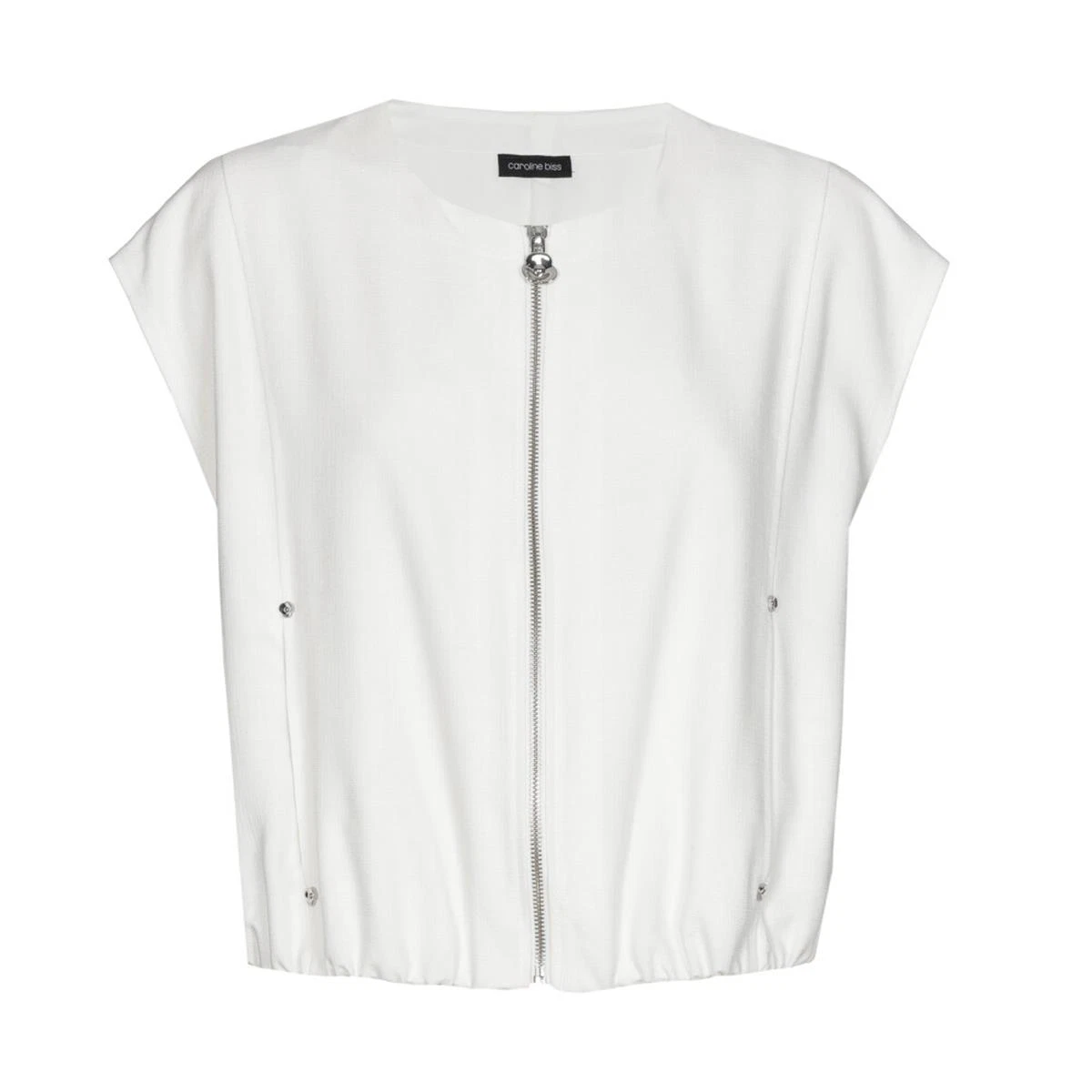 Caroline Biss Gilet 1816 Off-White 2