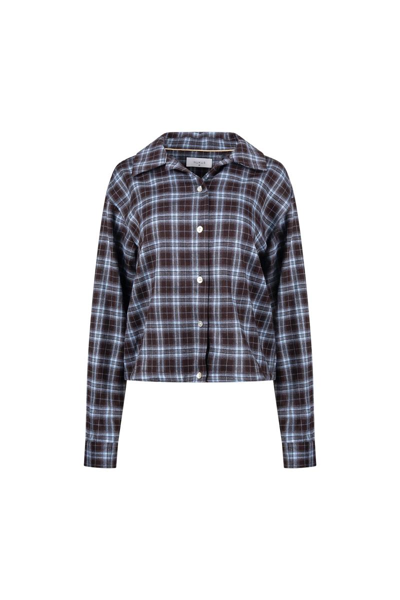 NUKUS Blouse NKF02262 Bruin 1