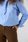 Label DOT Blouse 2621029 Blauw 4