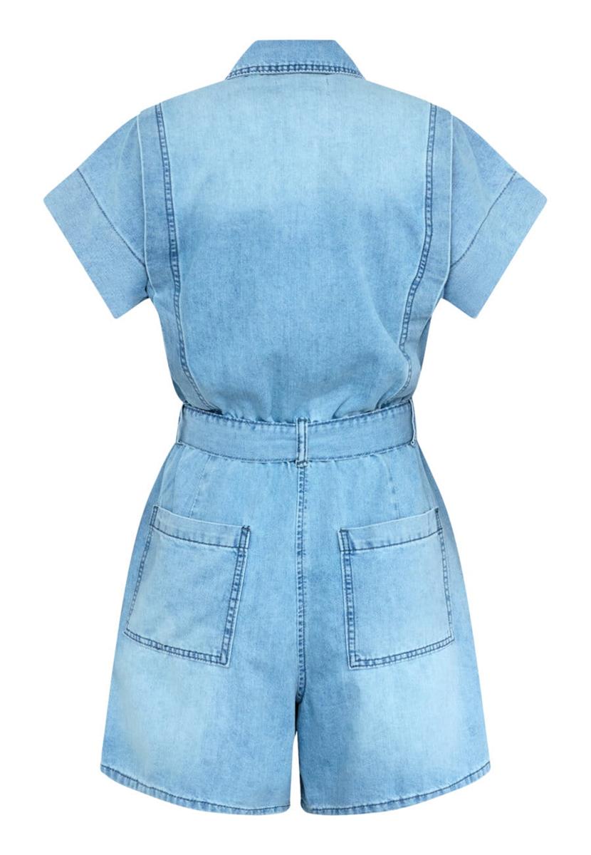 Sisters Point Jumpsuit Feba-Pl1 Blauw 4