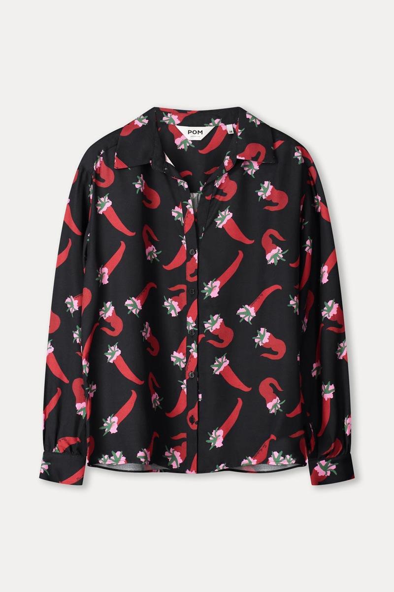 POM Amsterdam Blouse SP9288 Zwart 2
