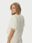 Neo Noir Blouse Aisa Frilly Off-White 3