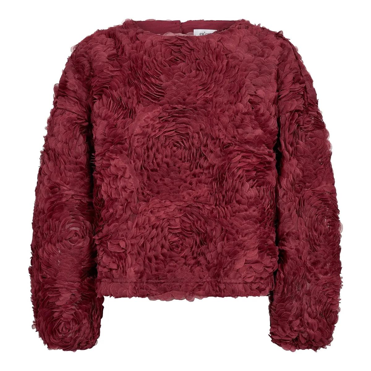 Co'Couture Blouse Lucina Rood 1