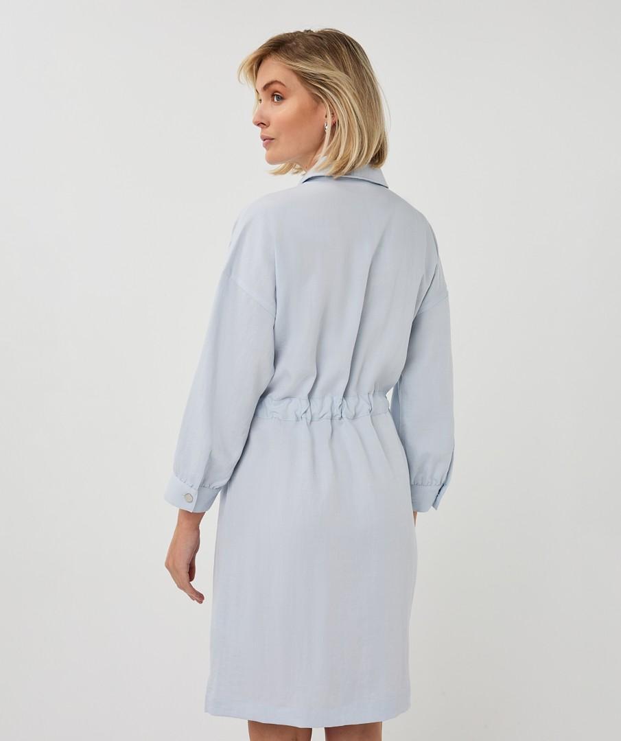 EsQualo Jurk SP26.10036 Blauw 3