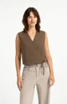 YAYA Gilet 01-521009-608 Bruin 1