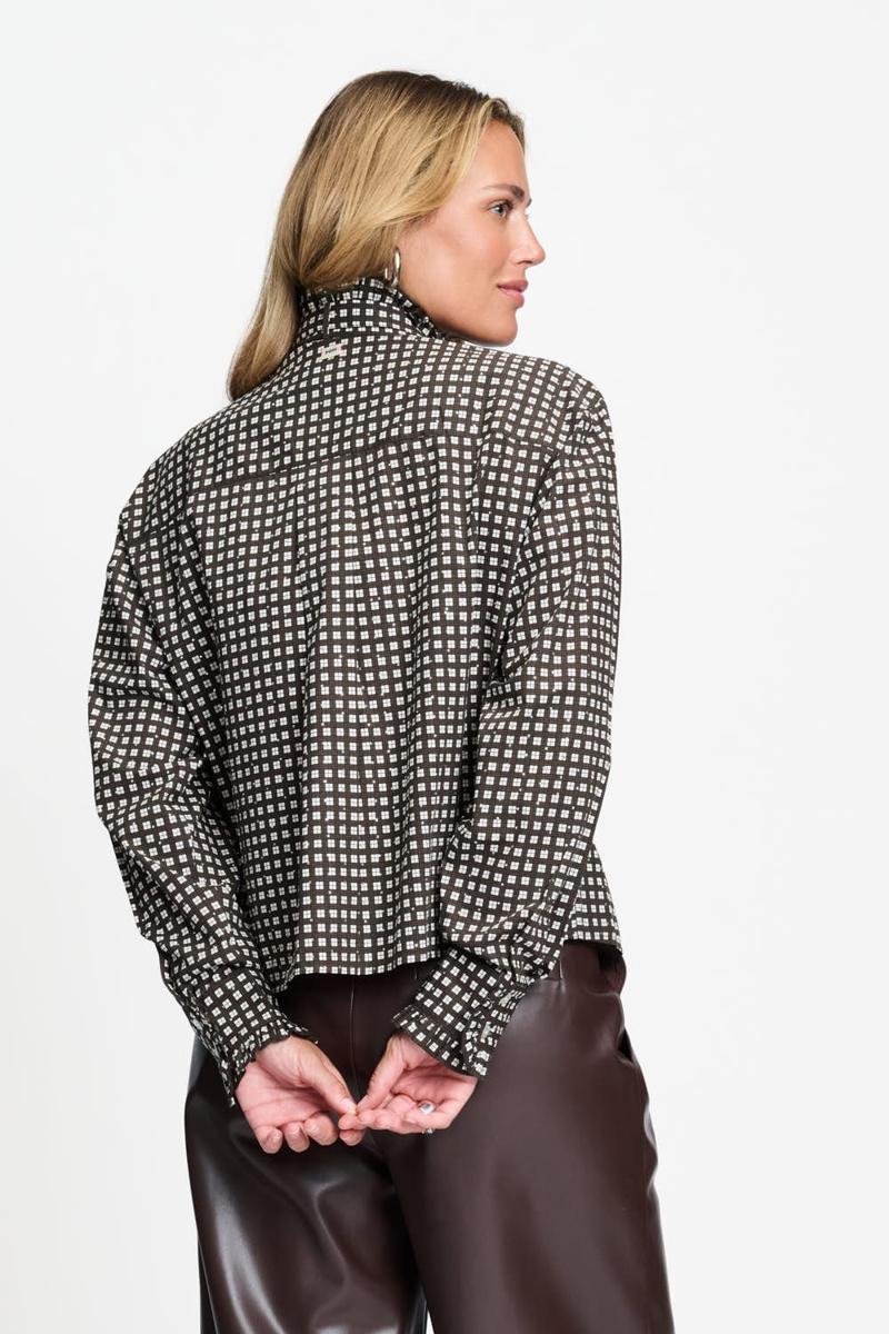 POM Amsterdam Blouse SP9732 Bruin 3