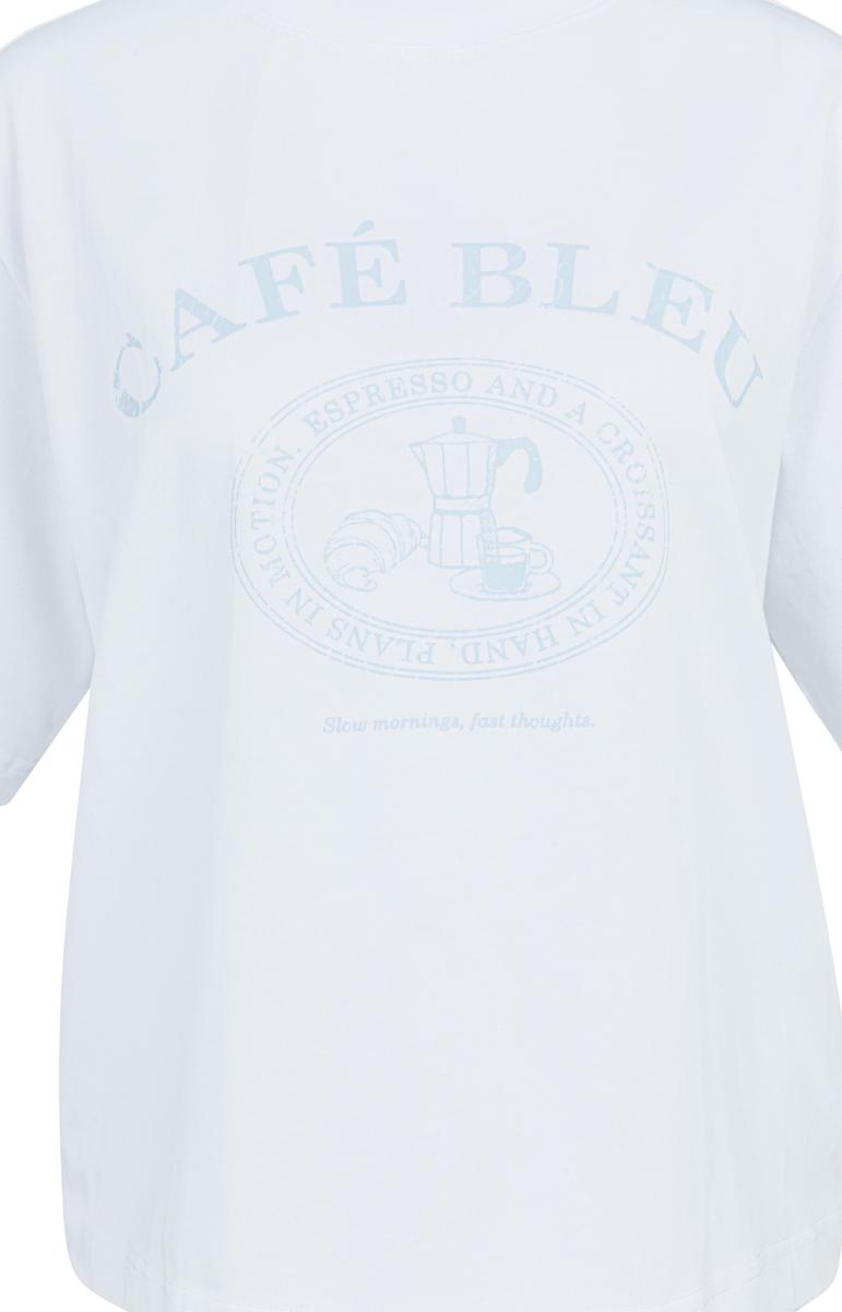 YAYA T-Shirt 01-719089-604 Blauw 4